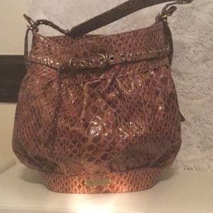 Jessica Simpson - Glossed snakeskin pocket book